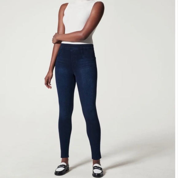 Spanx Jean-ish Leggings Ankle Length Size M. - Picture 4 of 10